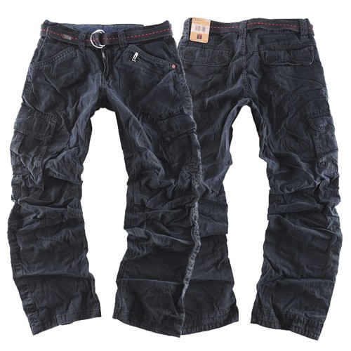 Timezone Benitotz Cargobroek voor heren, 3387 Scrub Blue Wash., 31W x 36L
