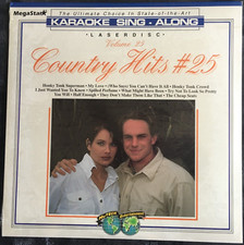 COUNTRY HITS 25  KARAOKE SING-ALONG  SEALED LASERDISC 1994