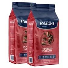Caffè Borbone Espresso Intenso Whole Coffee Beans, 2 × 1 kg  