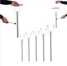 5 Tuned Sharp Healing Pipes - louder than Tuning forks for Sound Healing Therapy