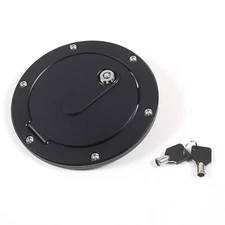 Fuel Tank Cap Door Cover W/ Lock Gas Cap Tank Trim Fits Toyota Tundra 2007-2021