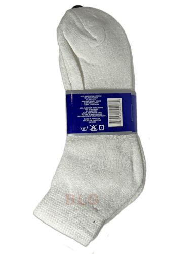 XRoad Men Sport Sox Athletic Clothes Regular WHITE Color Size 10-13 4Pairs 8Pcs - Picture 2 of 2