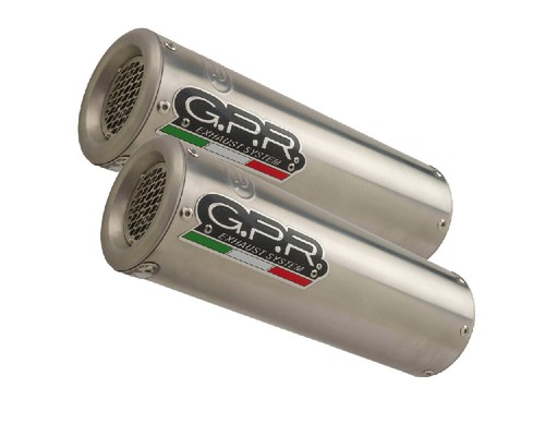 2 Silenciadores Escape GPR M3 INOX Catalizado DUCATI MONSTER 696 2008 > 2014 - Imagen 2 de 3