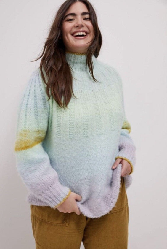 Anthropologie Perri Ombre Tunic Sweater 