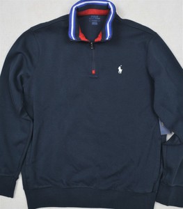 polo ralph lauren quarter zip knit sweatshirt