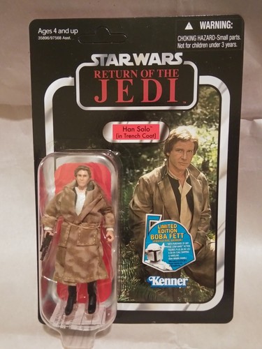 STAR WARS VINTAGE COLLECTION VC62 HAN SOLO (IN TRENCH COAT) UNPUNCHED NEW - 第 1/5 張圖片