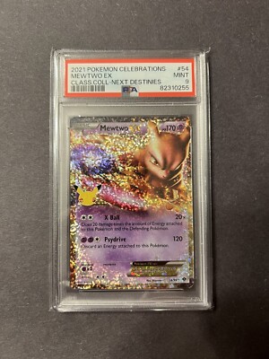 Pokemon Mewtwo EX 54/99 Ultra Rare BW Next Destinies 2012 Card PSA