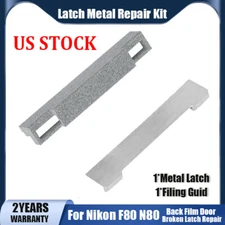 2PCS For Nikon F80 N80 Film SLR Back Film Door Broken Latch Metal Repair Kit US