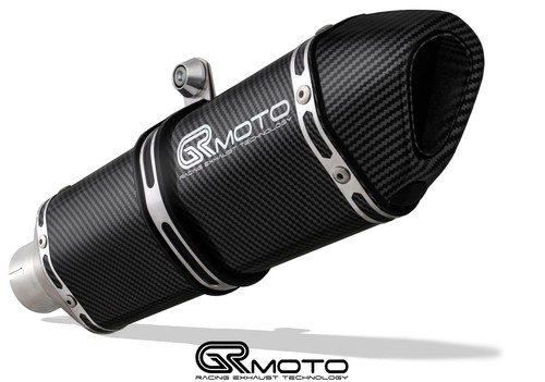 Escape De Carbono GRmoto Para Ducati Scrambler 800 (2014-2021) - Slip-On, Izquierda/Derecha