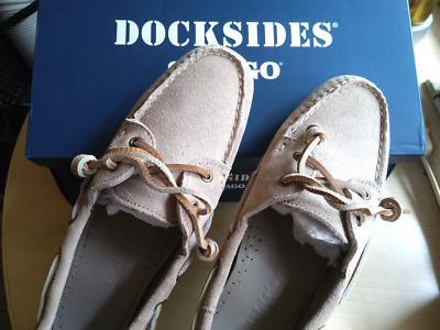 DOCKSIDES SEBAGO Damen 39-40, Naturleder hellbeige Wildleder, 50%!