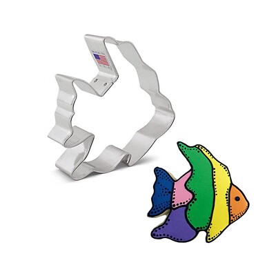 ANGELFISH  Metal Cookie Cutter - Ann Clark - 4 inch