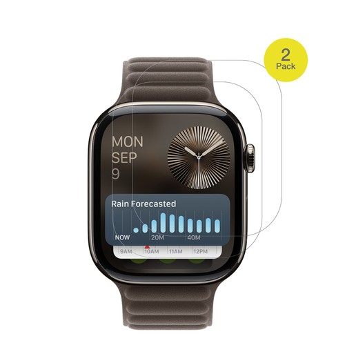 2x folia ochronna Full Cover matowa do Apple Watch Series 10 (42mm) folia pancerna - Zdjęcie 2 z 7