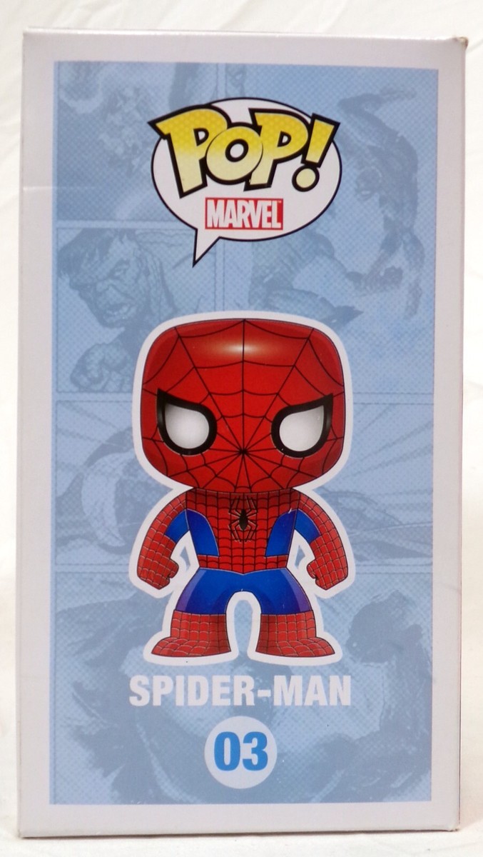 Funko Pop! Marvel Universe 03 Spider-Man Vinyl Figure New in