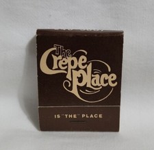 Vintage Matchbook The Crepe Place Restaurant New York City Advertising Full