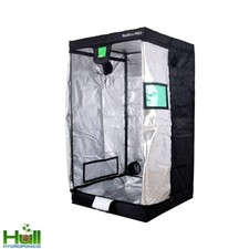 Budbox Pro 1.0m x 1.0m x 1.8m Hydroponic Silver Mylar Grow Room Tent Bud Box