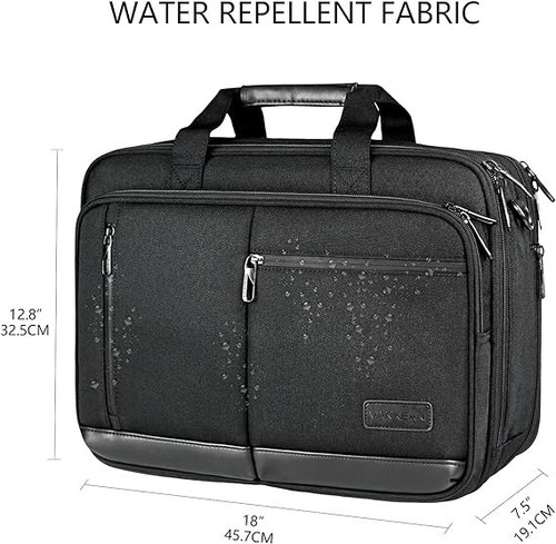 Laptop Briefcase for Men Women, Fits Up to 17.3 Inch Laptops - Picture 4 of 6