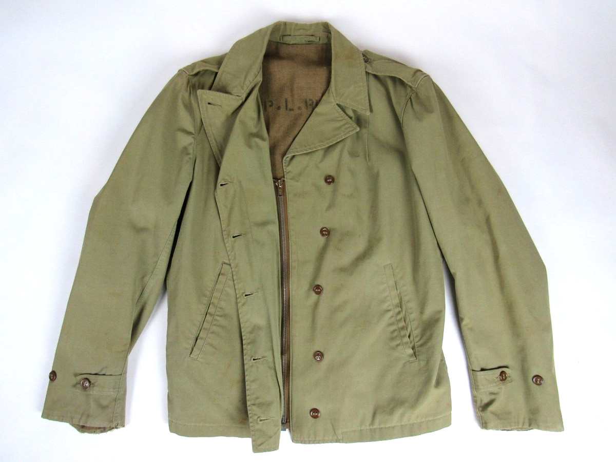 Vtg Named ID'd WW2 Women's USMC M41 Field Jacket Marine
