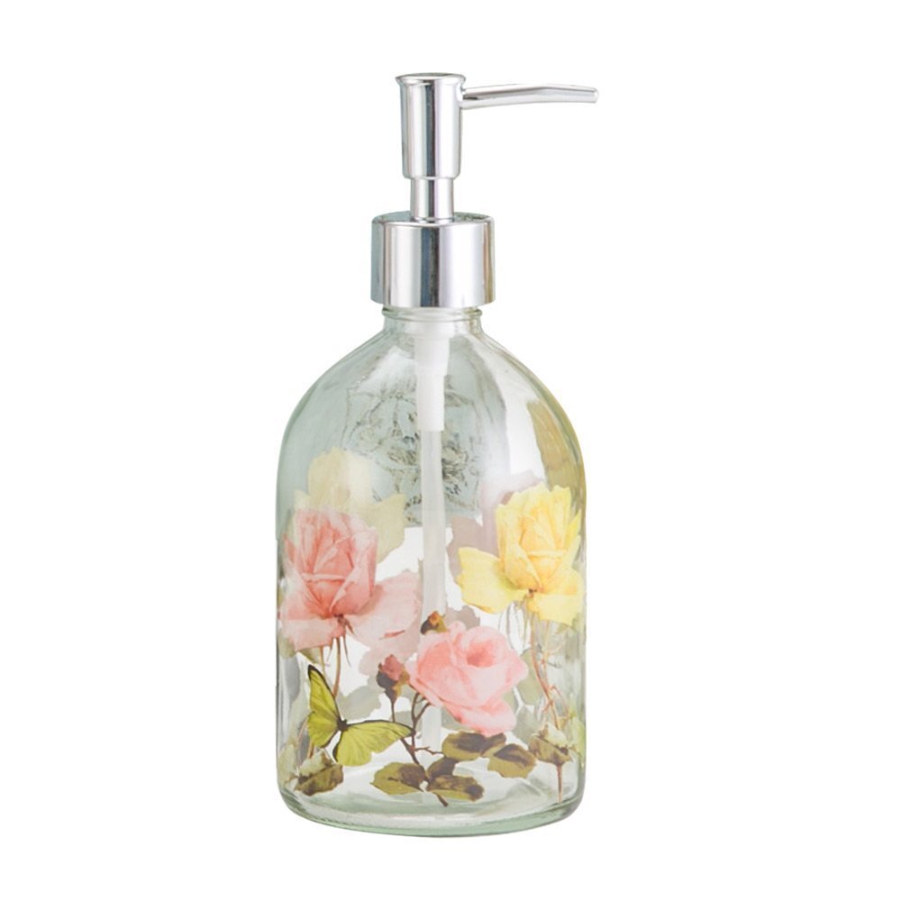 Glass Soap Dispenser Bottle With Pumprefillable Liquid Hand Soap Dispenser For B