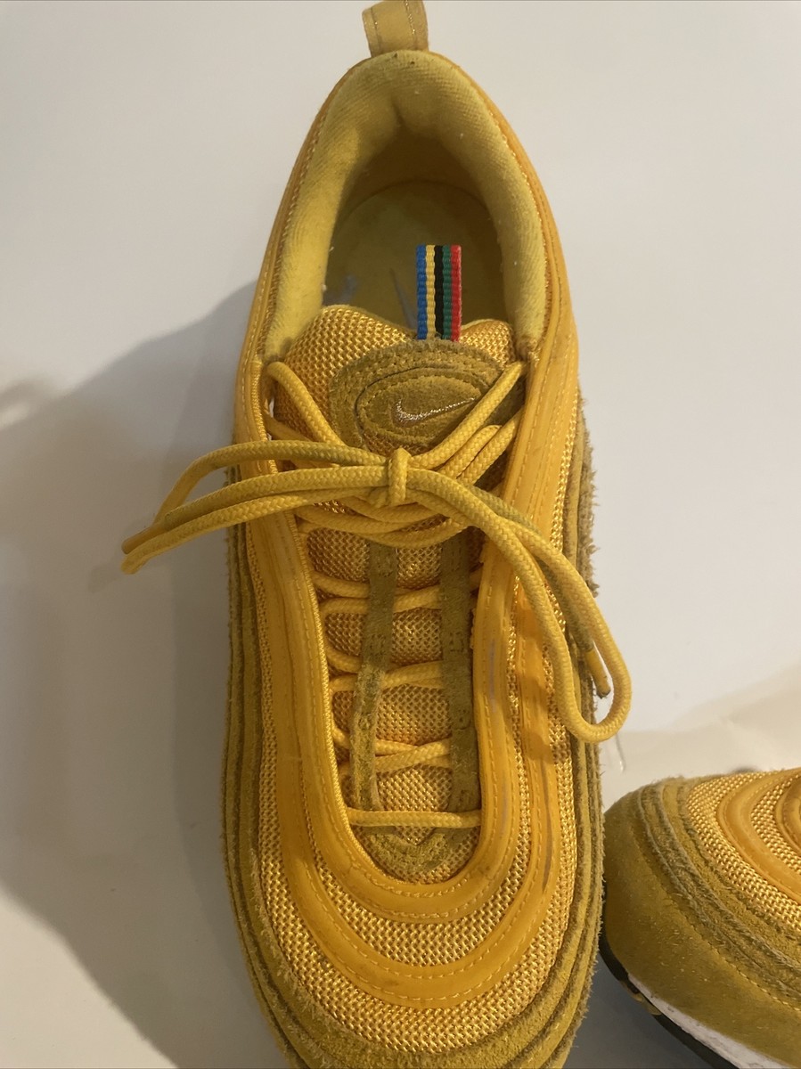 Nike Air Max 97 C13708 700 QS Olympic Rings gold yellow sneakers Nike Air Max 97 C13708 700 QS Olympic Rings gold yellow sneakers