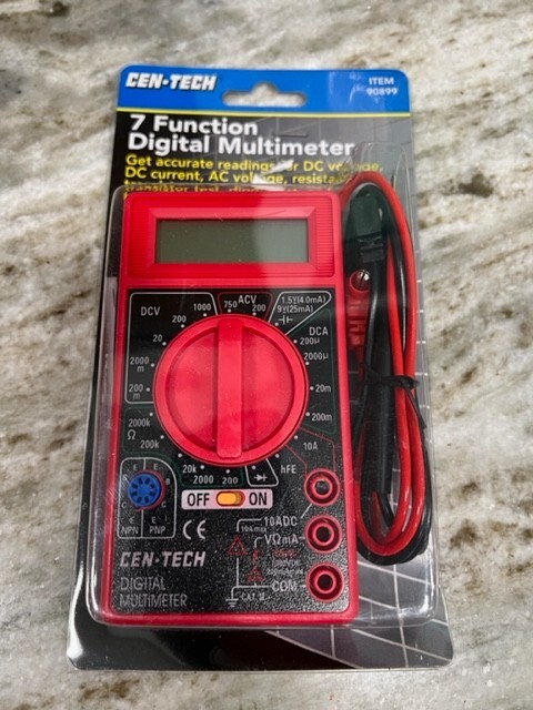 7 Function Digital Multimeter From Cen-tech for sale online | eBay