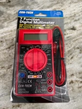 Cen Tech 7 Function Digital Multimeter  New In Box 90899