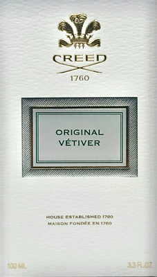 CREED ORIGINAL VETIVER EAU DE PARFUM SPRAY UNISEX 3.3 Oz / 100 ml