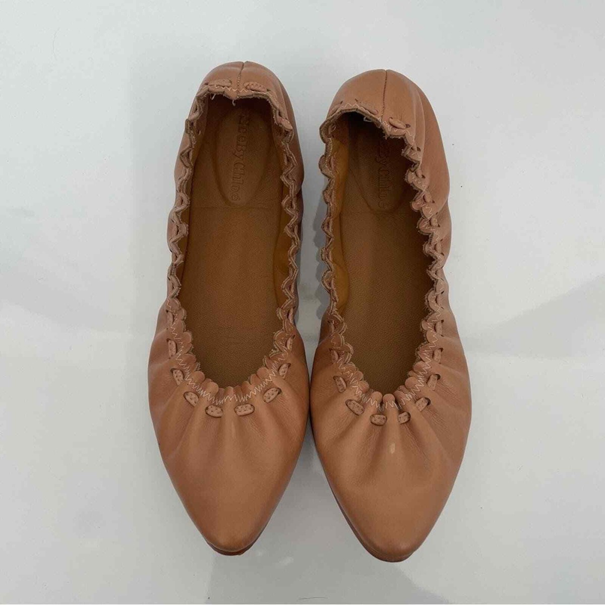フラットシューズ CHLOE Woman Ballet flats Nude CHC24S973H7 6J2 CHLOE フラットシューズ Woman CHC24S973H7 6J2 Ballet flats Nude