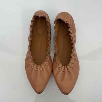 See by Chloe Jane Point Ballet Flats in Light Beige Size 40