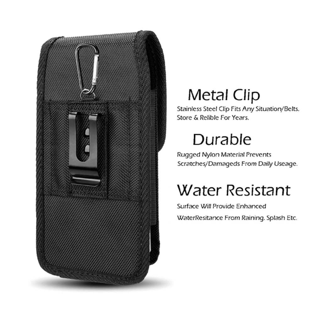 Cell Phone Pouch Tactical Holster Metal Belt Clip Loop Rugged Case (6 sizes) - Picture 23 of 57