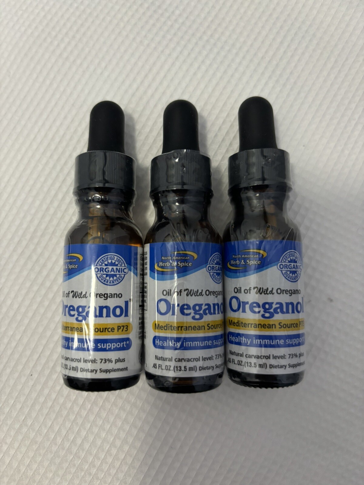 North American Herb Spice Wild Oil Of Oregano OREGANOL P73 3 Count North american herb spice wild oil of oregano oreganol p73 3 count
