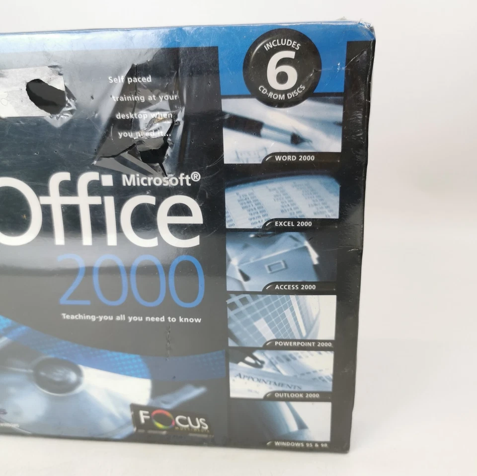 Vintage Teaching You Microsoft Office 2000 Sealed PC CD Rom Win 95/98 - Image 4 of 4