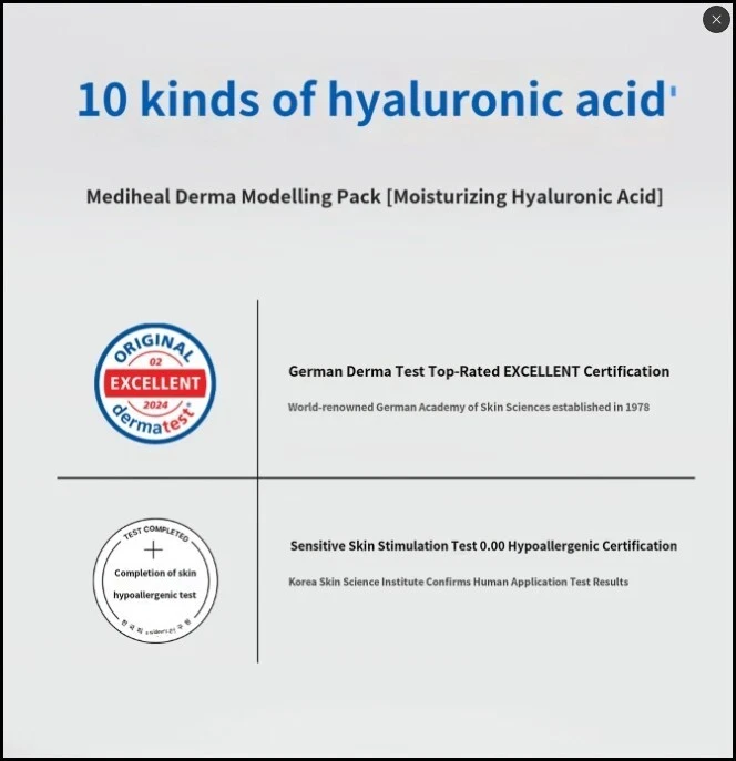 K-Beauty Madecassoside Derma Modeling Pack 5-Pack – Soothing & Hydrating Care - Image 4 of 4