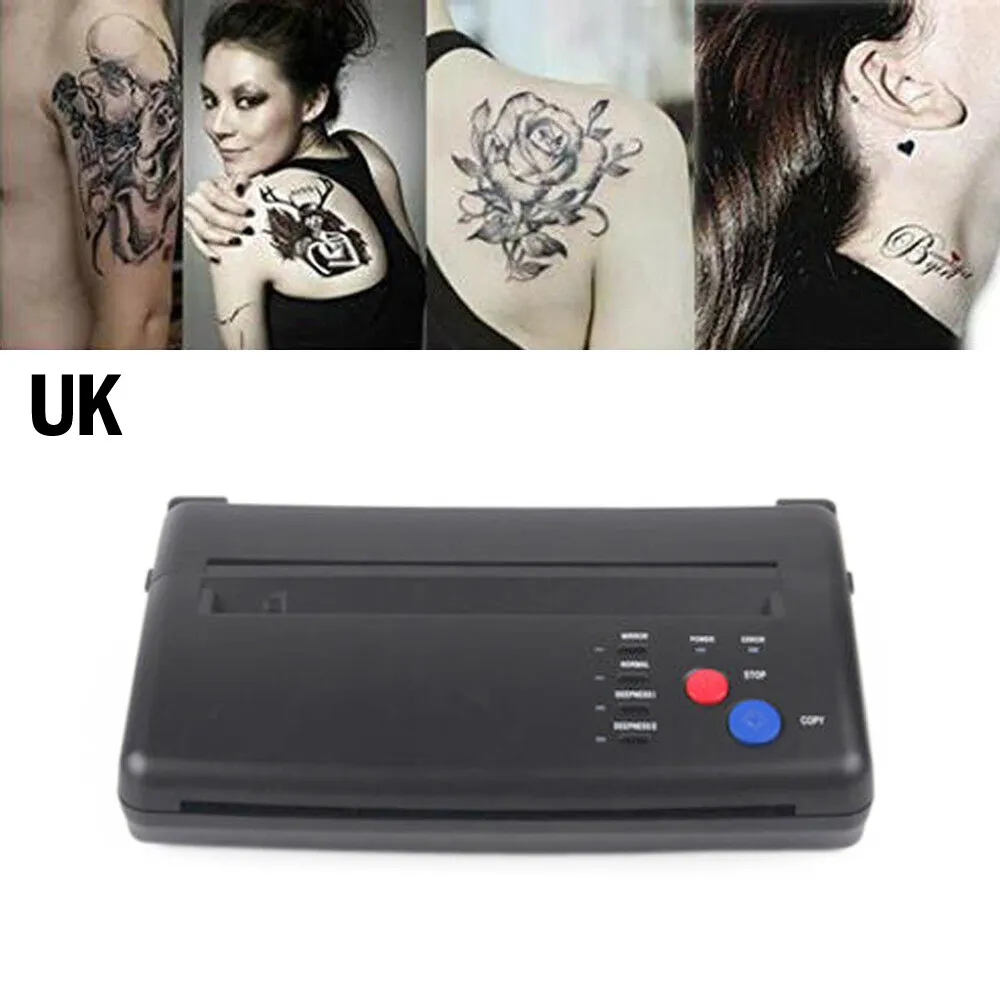 Professional Mini Tattoo Transfer Stencil Machine Thermal Copier Printer A4  Paper Transfer Machine EU UK US Plug Tattoo Tools - AliExpress