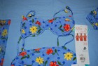 WOMENS GIRLS ~ SWIMSUIT / BATHING SUIT ~ BLUE w/ FLOWERS ~ NEW With TAGS  (LOT) — photo 3