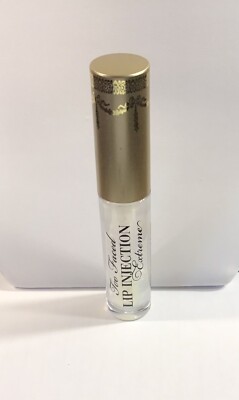 Too Faced Lip Injection Extreme .10 Oz Lip Plumper Instant & Long Term NEW