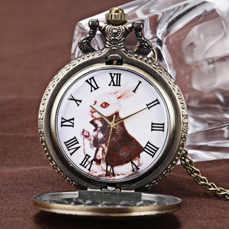 Alice in Wonderland Collection: White Rabbits and Pocket Watches Bright Gold Ruff