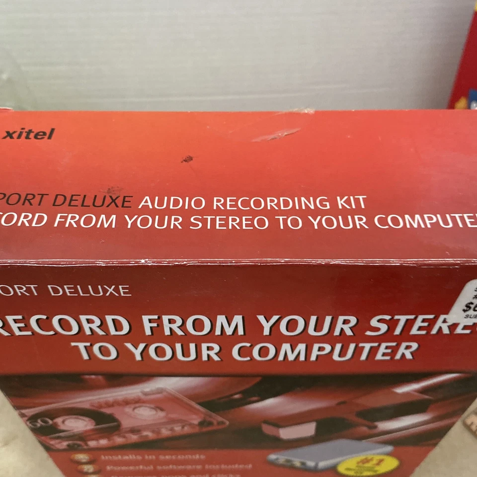 Xitel Inport Deluxe Stereo To PC Audio Recording Kit Converter Cassette FX - Image 2 of 4