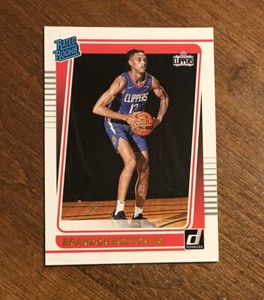 Brandon Boston Jr. 2021-22 Donruss Rated Rookie #239 Los Angeles Clippers RC