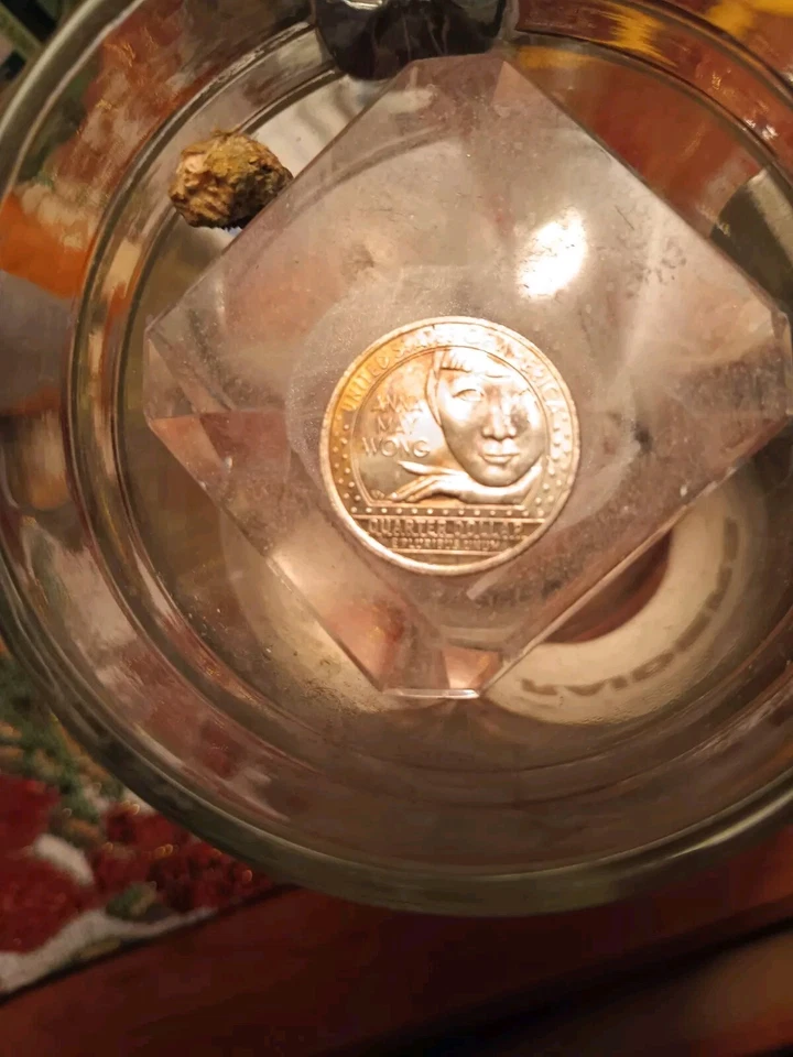 2022-P Wilma Mankiller Quarter Error. Die Clash Behind Ear On Obverse. WQ-028 - Image 2 of 4