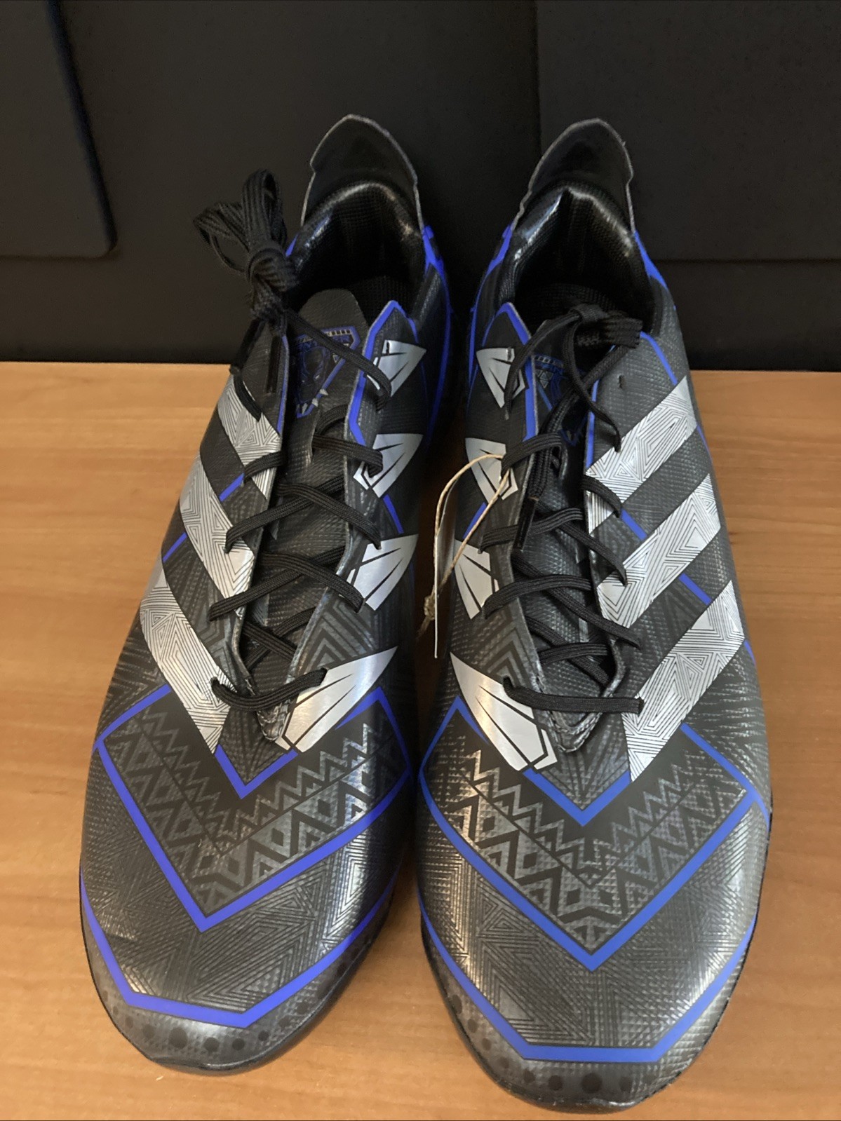 Adidas x Marvel Comics Gamemode FG Black Panther Soccer Shoes Cleats Men’s Sz 10 thumbnail 2