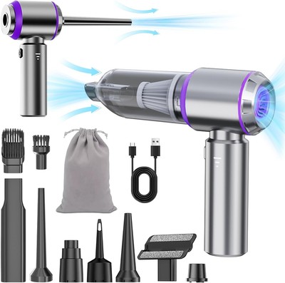 20000Pa Car Vacuum Cleaner High Power & Air Duster   Portable Cordless with Brus