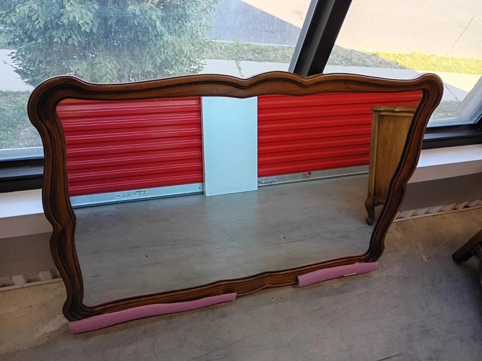 French Provincial Style Long Dresser / Bureau by White Furniture - Solid Walnut - Image 2 of 4