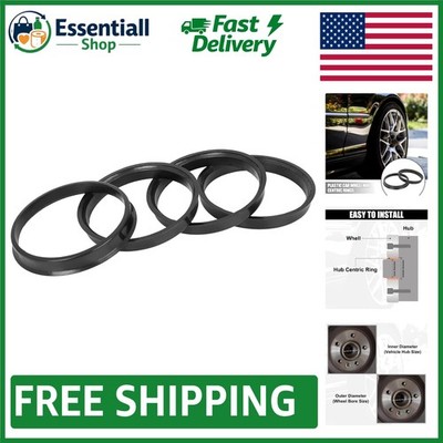 4pc Hub Rings - 72.6mm OD x 67.1mm ID for Enhanced Driving Stability