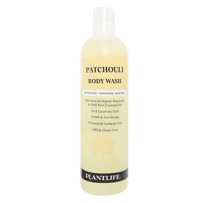 Plantlife Patchouli Body Wash, 14 Ounces