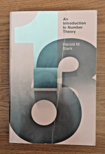 An Introduction to Number Theory by Harold M. Stark Book 1991 Tr. Paperback GUC