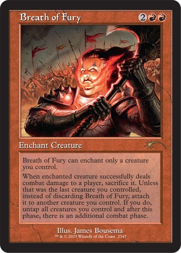 Ifrit Fury FOIL Unplayed NM MTG Final Fantasy X Secret Lair Bonus