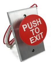 Camden Door Controls CM-5085RPTE 2-3/8" Red Mushroom Push Button NEW