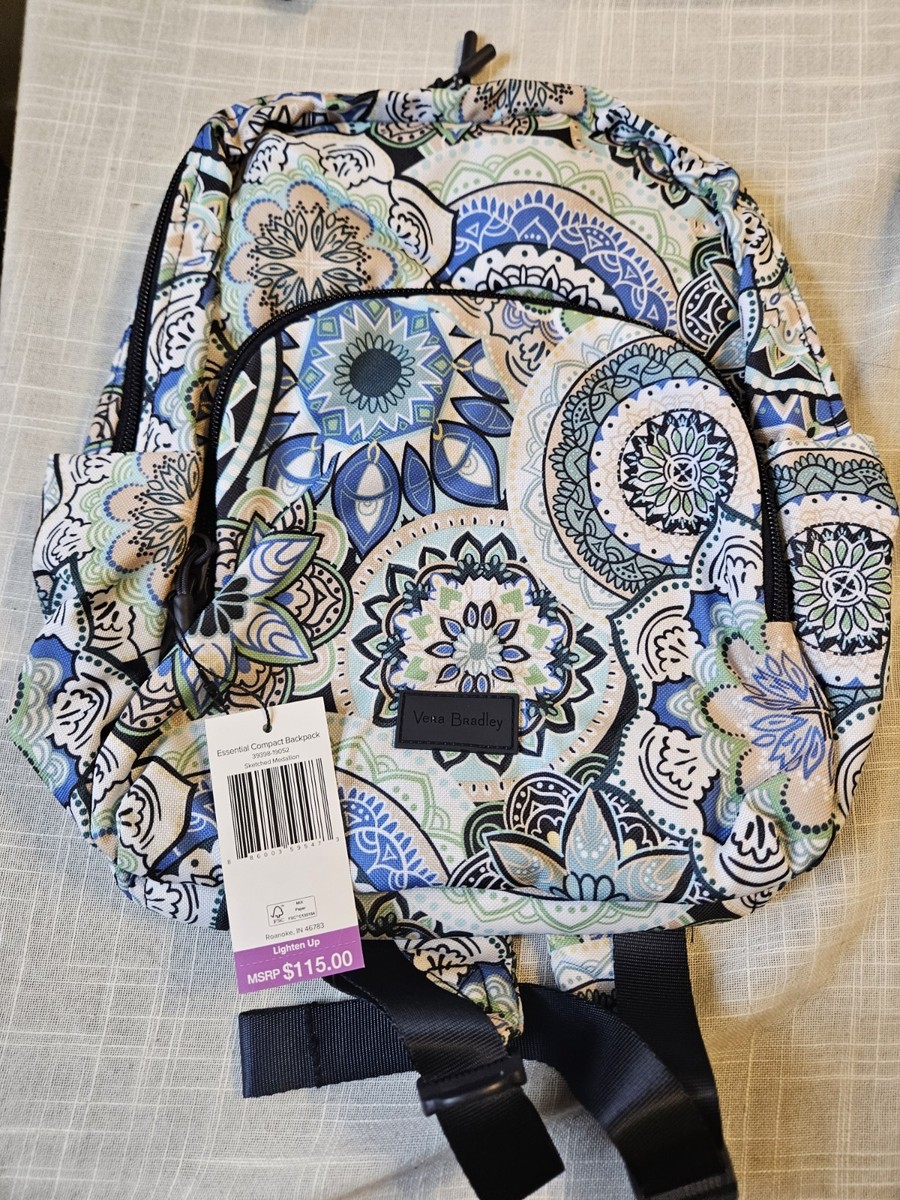 Vera Bradley Nomadic Floral Lighten Up Mini-Backpack School  display picture 2