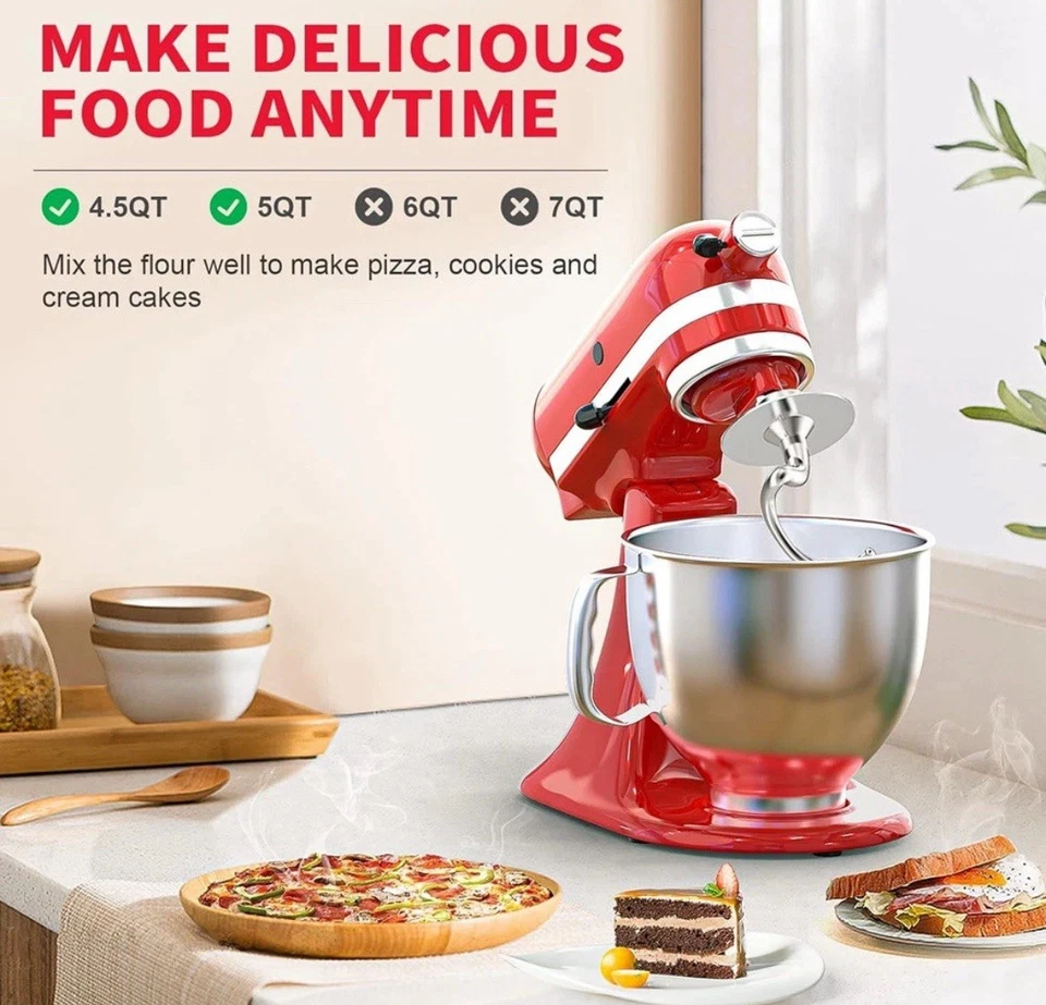 Stainless Steel Spiral Dough Hook for Stand Mixer Fits 4.5 KSM90 KSM103 KSM110 - Image 4 of 4