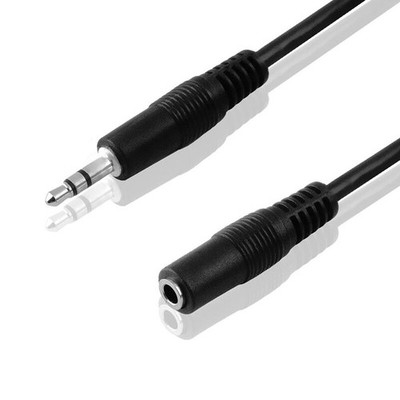 2 m Audio-AUX-Stereo-Verlängerungskabel mit 3,5-mm-Klinke-Stecker auf 3,5-mm-Kli